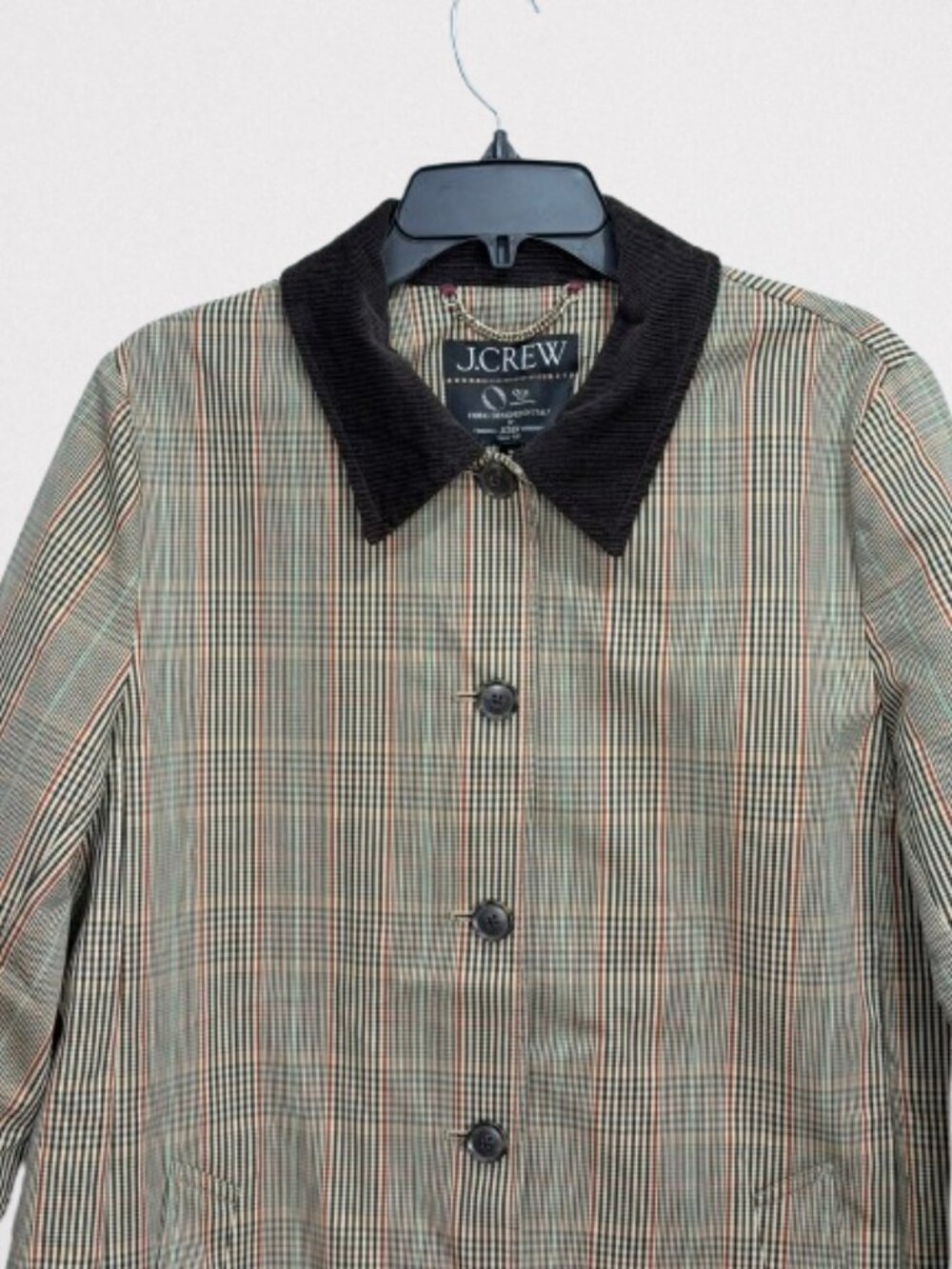 J. Crew NWOT Barn Jacket in Plaid Double Faced Cotton Size M - Picture 7 of 15